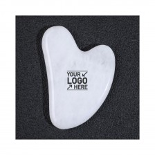 Mini White Jade Stone Guasha Face and Body Massage Tool